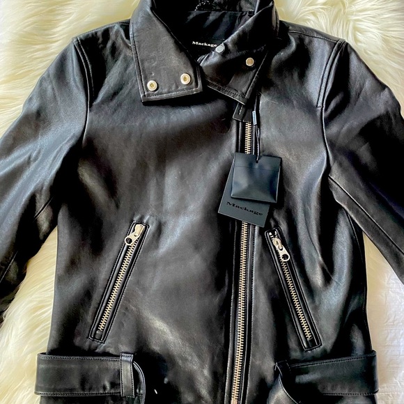 Mackage Selena Leather Jacket - Picture 3 of 14